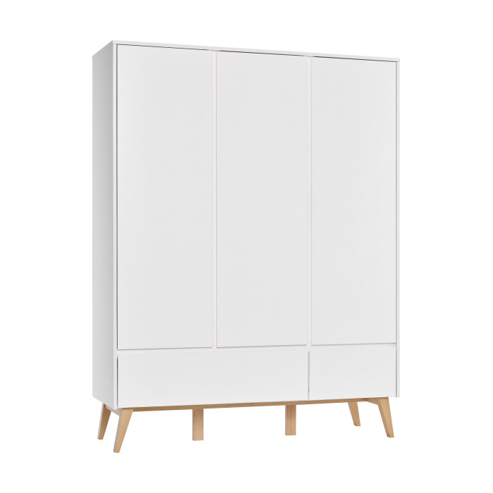 Armario de ropa con 3 puertas (Colección Classy)